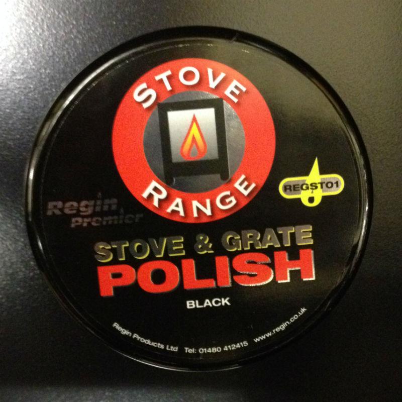 Regin Premier Black Stove and Grate Polish Tin